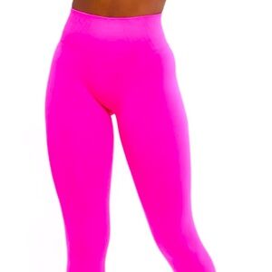 BuffBunny Legacy Leggings - Candy Crush Pink! XS